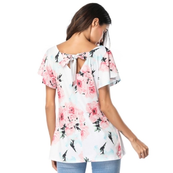 ONLY 3 LEFT!!! - Floral Pattern Top - Picture 3 of 6